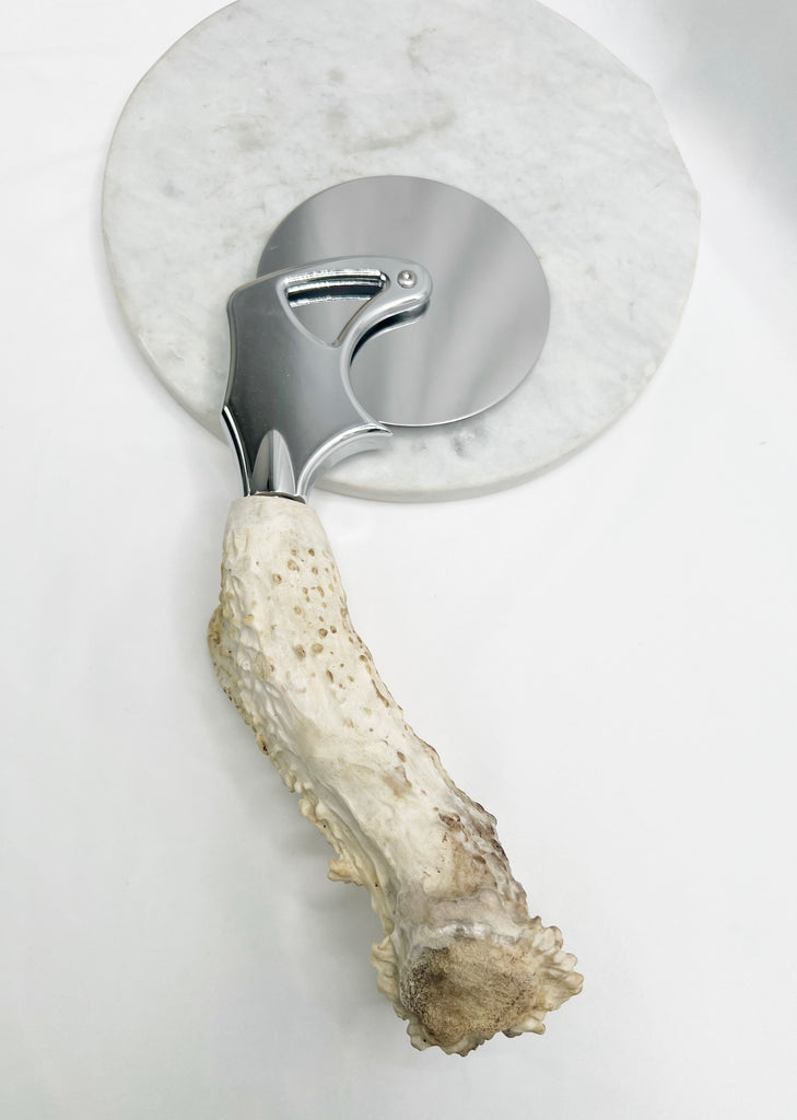 Uncle Tony's Handmade Antler Large Pizza Cutter