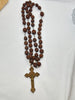 Estate Collection - Hand Carved Wooden Rosary