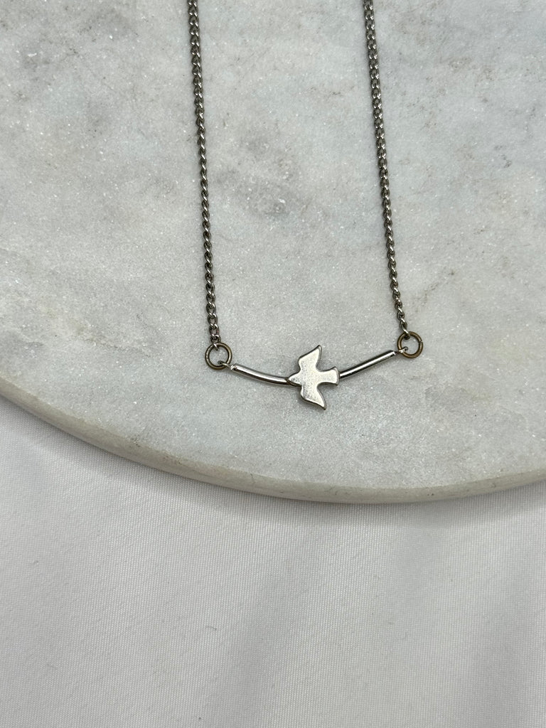 Estate Collection - Vintage Silver Dove Necklace