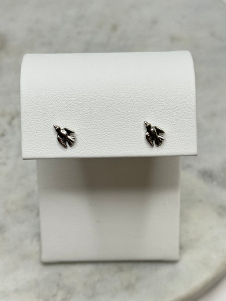 Estate Collection - Silver Small Bird Earrings