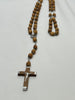 Estate Collection - Wood and Silver Rosary