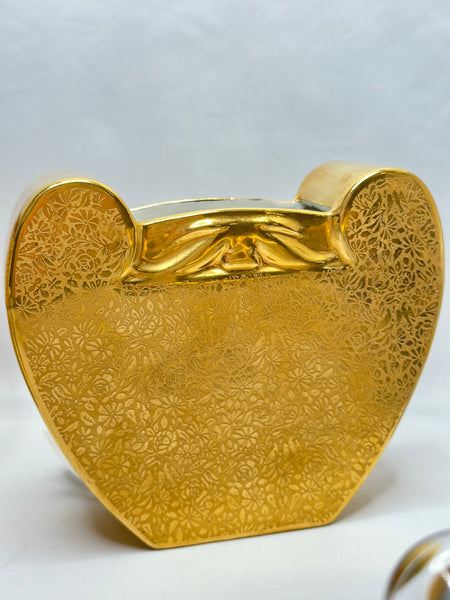 Estate Collection - Vase - Porcelain Gold Gilt