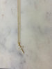 Necklace - CZ Cross On Gold Chain