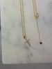 Necklace - CZ Cross On Gold Chain