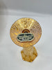 Estate Collection - Gold Gilt Glass Trumpet Vase