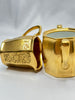 Estate Collection - Gilt Porcelain Cream and Sugars