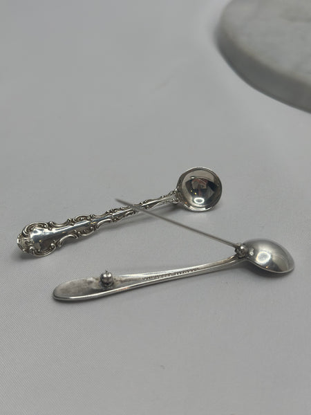 Estate Collection - Sterling Spoon Brooches