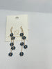 Earrings - Glass Beads Flower and Chain Earrings