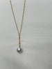 Necklace - South Sear Pearl & Diamond Necklace in 14Kt
