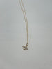 Necklace - Moonstone & Diamond Bee on 14K Chain