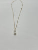 Necklace - Trio Pearl Drop W/Pearl Stations