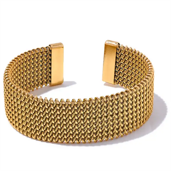 Bracelet - Mesh Cuff Bracelet