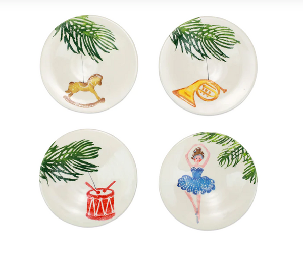 Vietri - Nutcracker Assorted Canape Plates