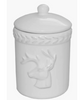 Limited Edition Reindeer Pottery Christmas Candle - Silver Spruce