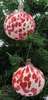 Ornament Handmade Murano Glass in Red - 3"