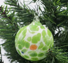 Ornament Handmade Murano Glass in Green- 2"