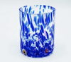 Murano Glass Tumblers With Crystal Bottom Several Colors to Choose From