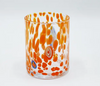 Murano Glass Tumblers With Crystal Bottom Several Colors to Choose From
