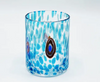 Murano Glass Tumblers With Crystal Bottom Several Colors to Choose From