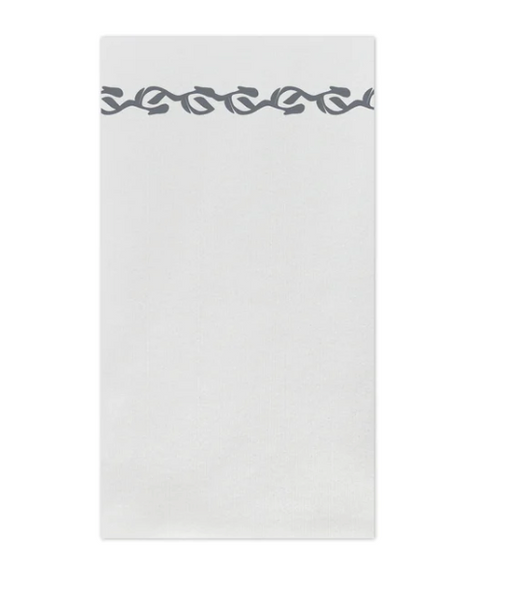 Guest Towels - Holiday Papersoft Beverage Napkins - Gray