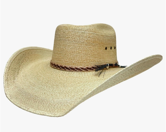 Hat - Roper - Womens Straw Palm Cowgirl Hat