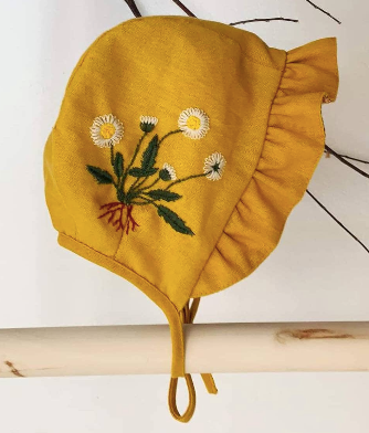 Bonnet - Embroidered Sun Bonnet