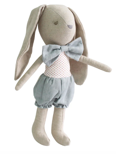 Baby Bunny - Boy Bunny Grey Red