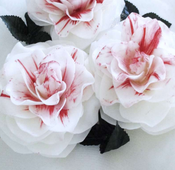 Handmade Petal Soap Flowers - Heart of Amaryllis