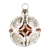 Ornament - Glass Ornament W/Cross Symbols