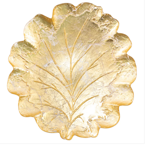 Vietri - Moon Glass Leaf Platter