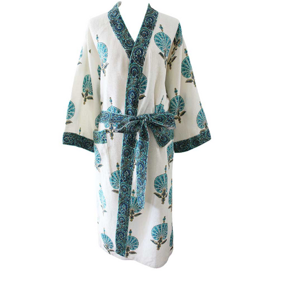 Robe - Waffle Dressing Gown Several Colors Available