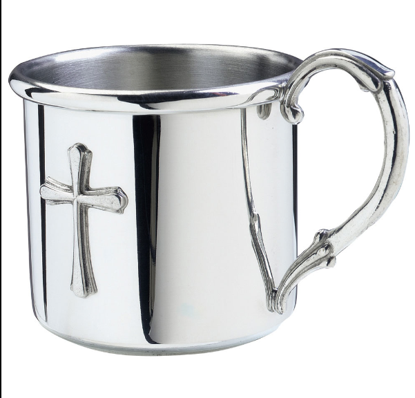 Baby Cup - Easton Baby Cup with Cross