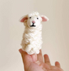 Handmade Needle Felted Finger Puppets