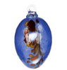 Handblown Glass Easter Eggs - Navy Blue