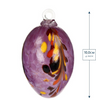 Handblown Glass Easter Eggs - Lilac