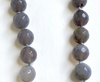 Necklace - Labradorite Stones & White Baroque Pearl