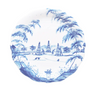 Juliska - Country Estate Deft Blue Ceramic Party Plates Set of 4