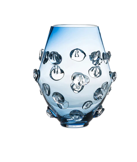 Vase - Florence 6" Blue Glass Vase