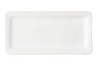 Puro 15" Ceramic Rectangular Appetizer Platter - Whitewash