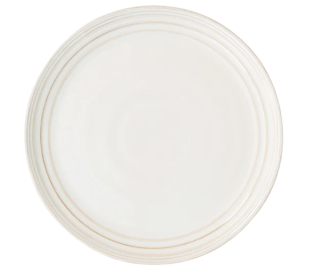 Bilbao Ceramic Dinner Plate - Whitewash – Chapel Farm Collection