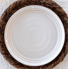 Bilbao Ceramic Dinner Plate - Whitewash