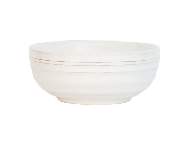 Juliska - Bilbao Ceramic Cereal/Ice Cream Bowl - Whitewash