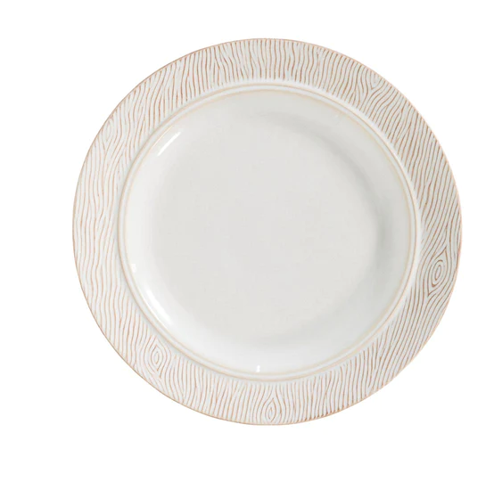 Juliska - Blenheim Oak Ceramic Dessert/Salad Plate - Whitewash