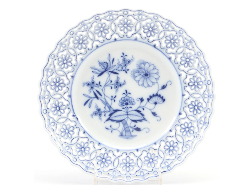 Estate Collection - Meissen "Blue Onion" Porcelain Plate