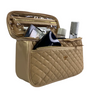 Travel Bag -  Classic Train Case - Gold Luster