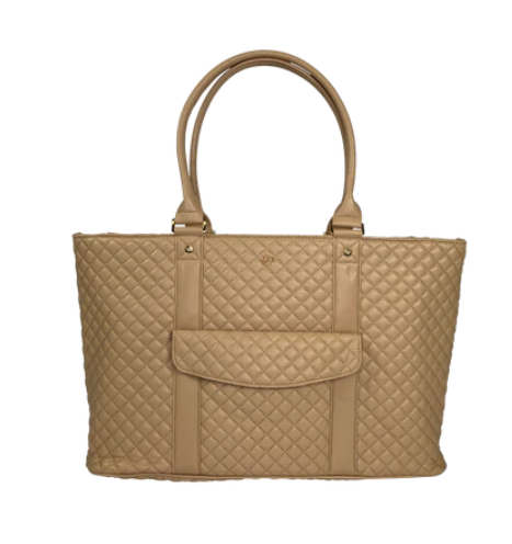Travel Bag -  VIP Travel Tote - Nude Quilted