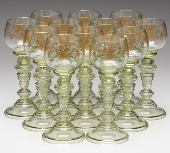 Estate Collection - German Roemer Wine Glasses Set