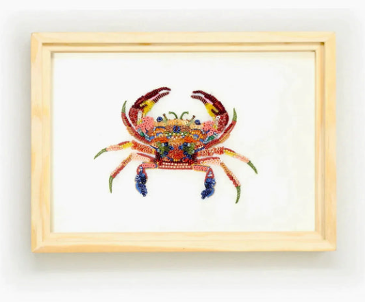 Trovelore - Spiny Hands Crab Beaded Art