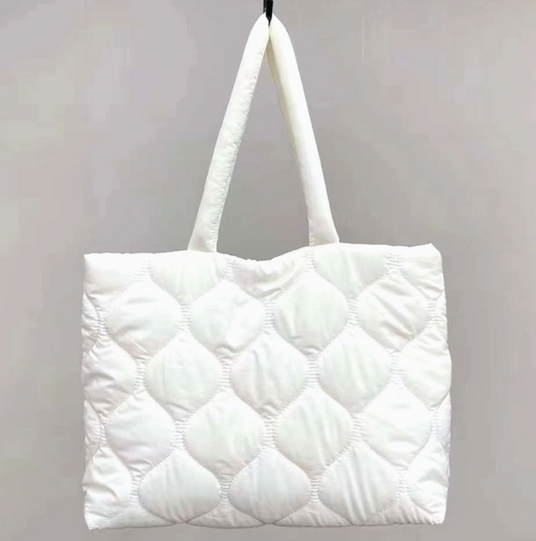 Tote - Quilted Nylon Tote Bag