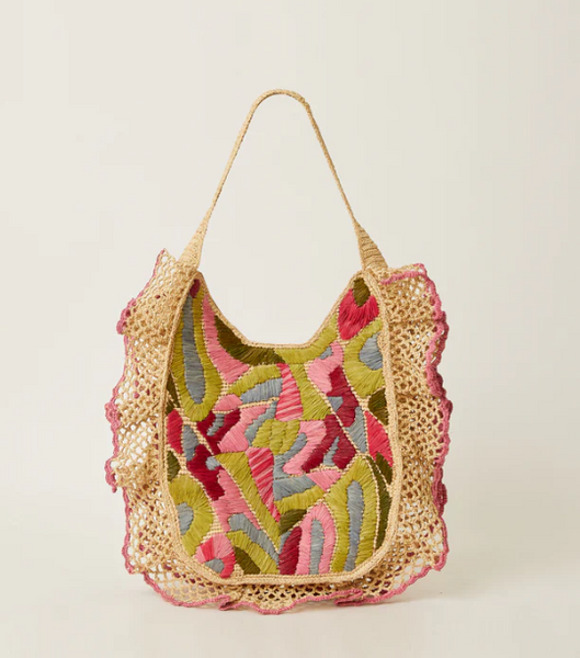Purse - Sydney Embroidered Hobo